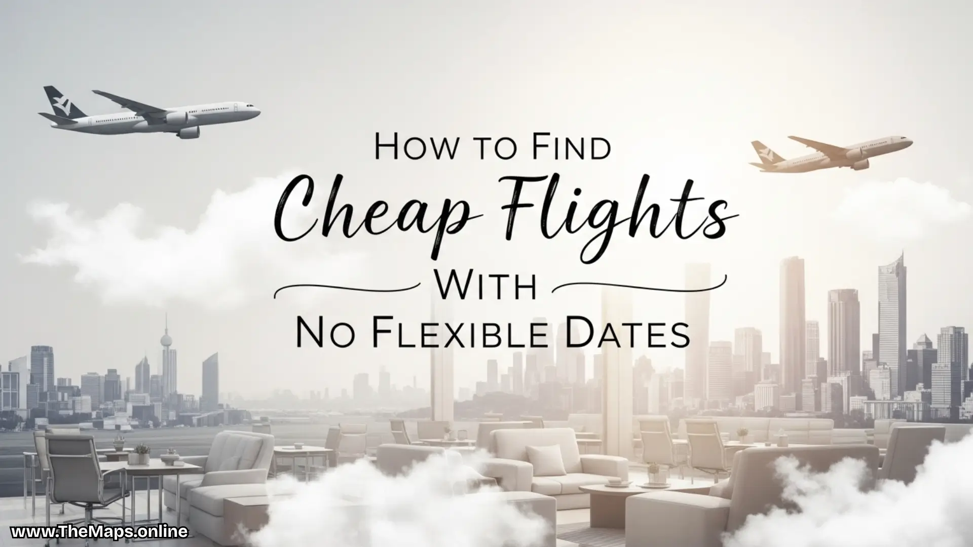 How to Find Cheap Flights Without Flexible Dates Easily